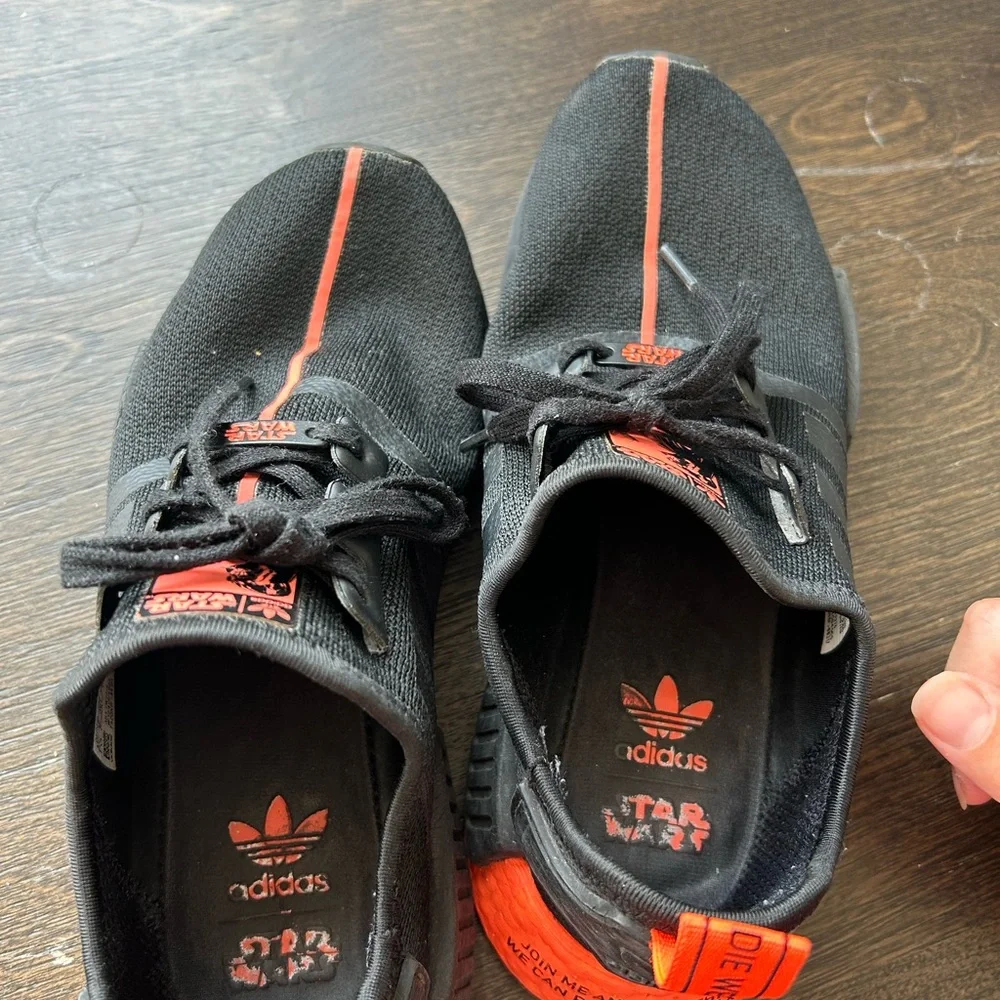 Adidas X star wars collab Darth Vader Black and Orange Sneakers - Picture 4 of 5